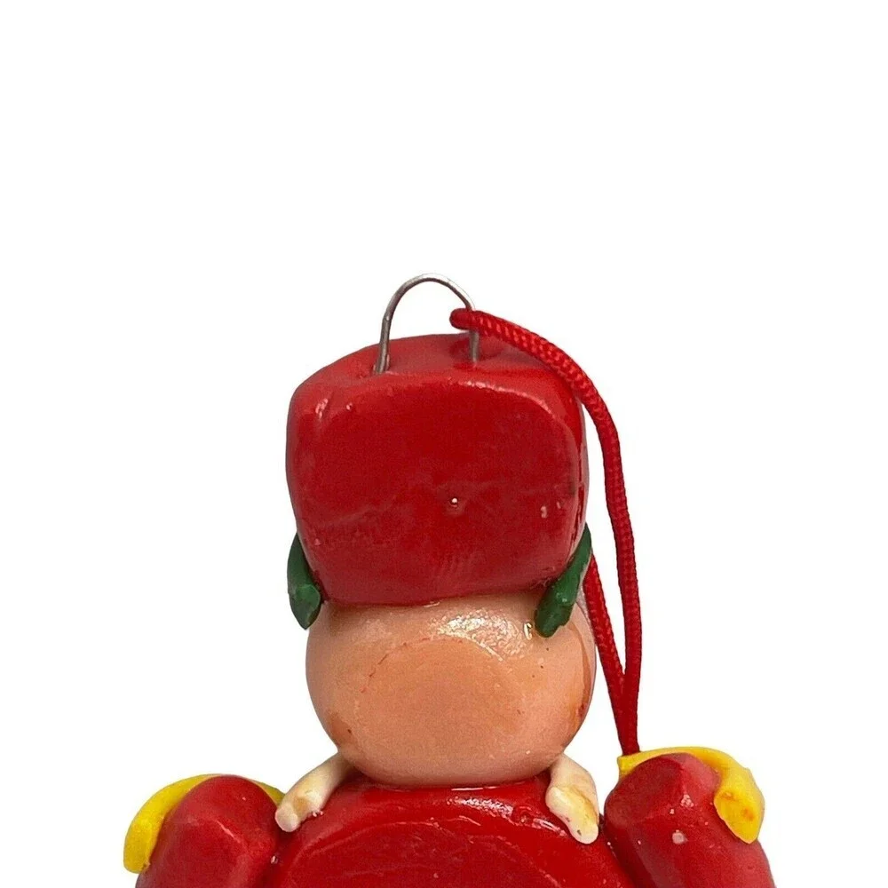 Holiday Christmas Tree Ornament Ceramic Toy Soldier 1989 RARE
